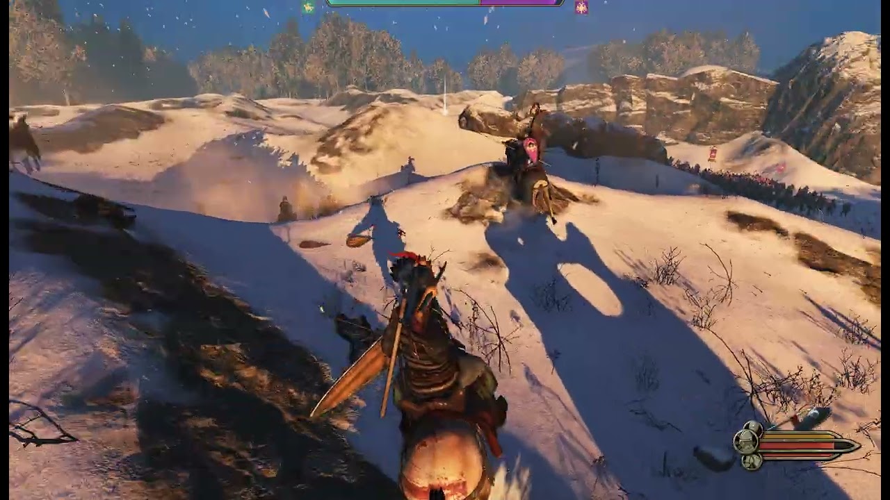 Snowy hill battle versus the Northern Empire as Kublai Khan