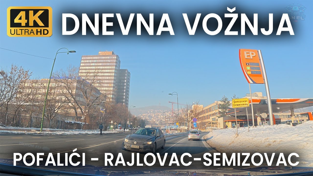 【4K】Dnevni pregled ruta: Pofalići, Rajlovac, Semizovac