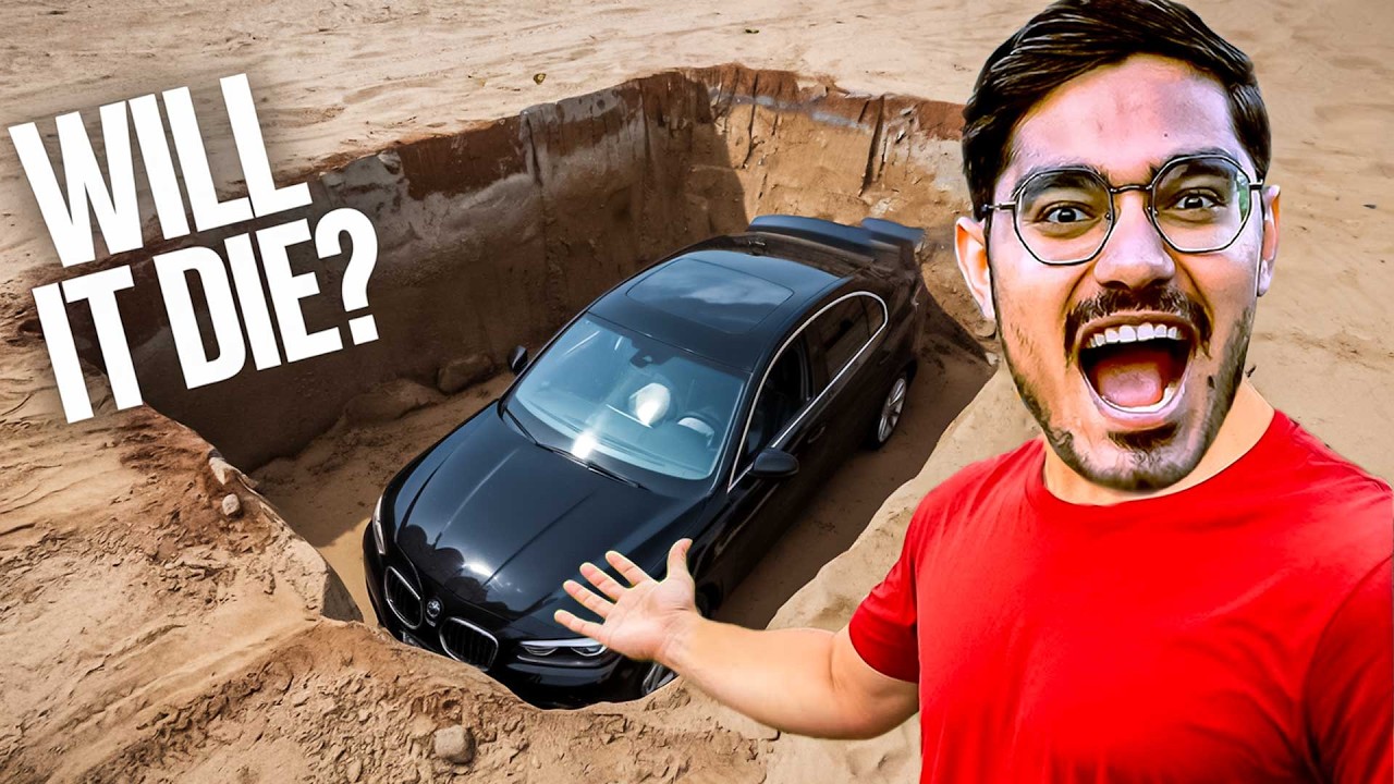 My Underground BMW is Out After One Year   जमीन में दफ़न गाडी को बाहर निकाला तो होश उड़ गए
