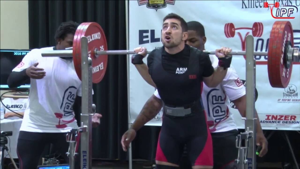 Levon Kocharyan - 517.5kg 14th Place 74kg - IPF World Classic Powerlifting Championships 2016