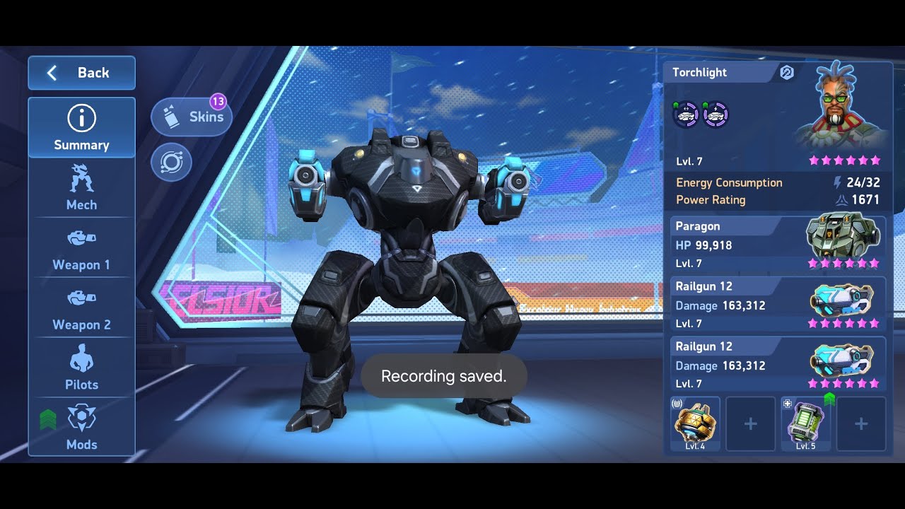 Maxed Paragon+ maxed Railgun 12 + Maxed Pilot