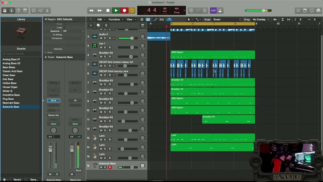 chilling in logic pro x
