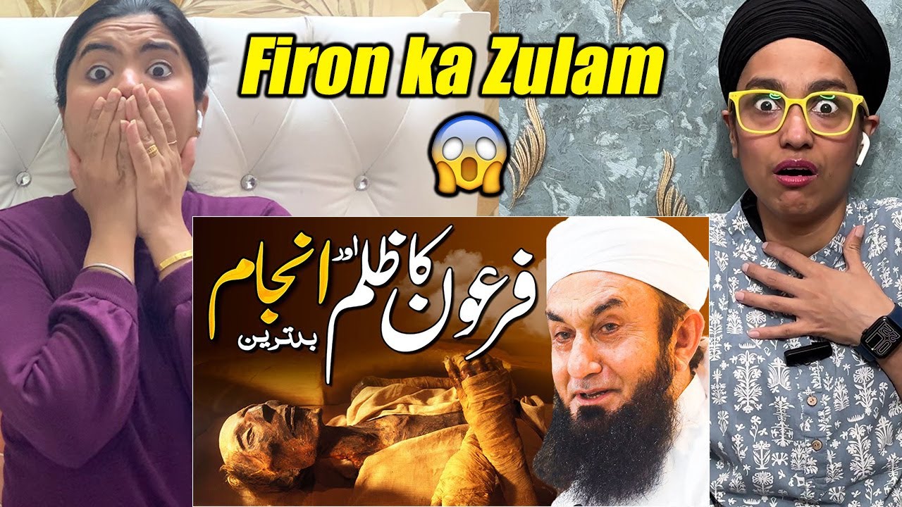 Indians React to Firon ka Zulam or iska Anjam | Molana Tariq Jamil