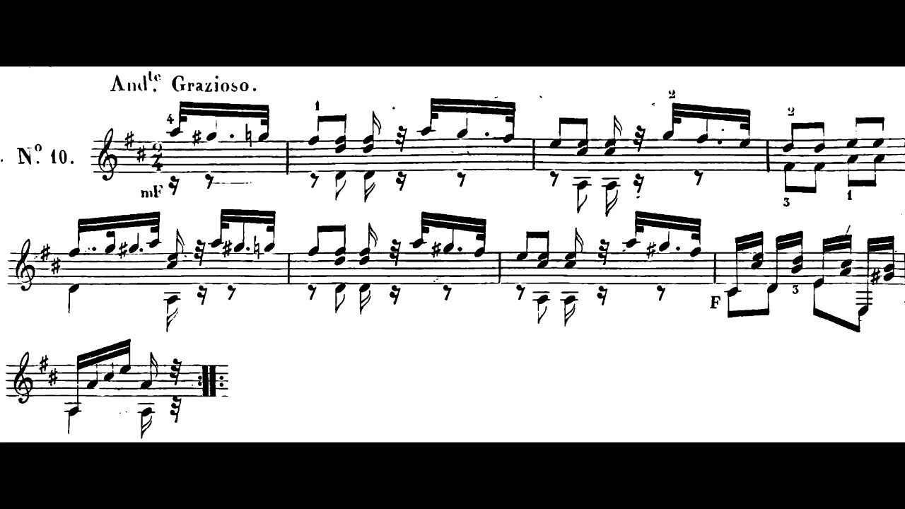 Carulli - Guitar Method Opus 241 n° 10