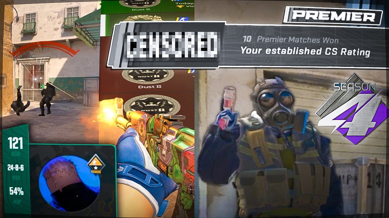 Losing My Mind Over CS2 Premier Mode: Getting My Rank