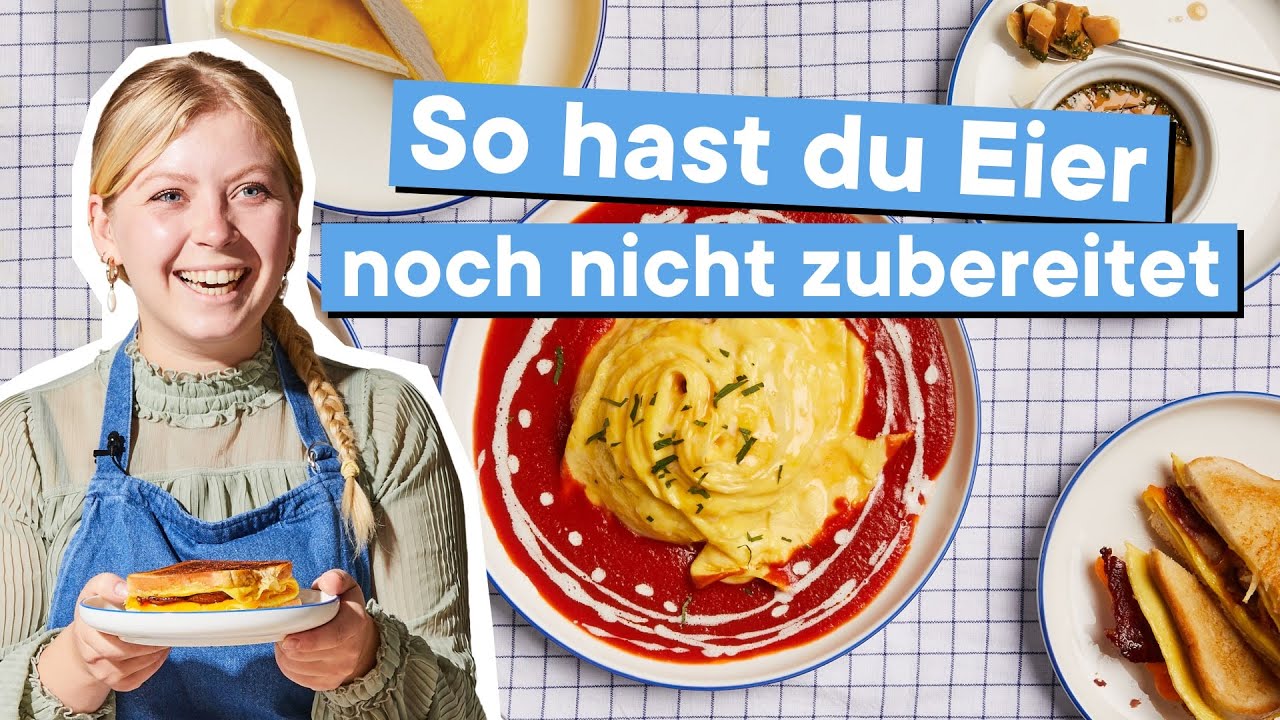 Tornado Omelette mit Reis und Tomatensauce und 4 weitere Ei-Rezepte