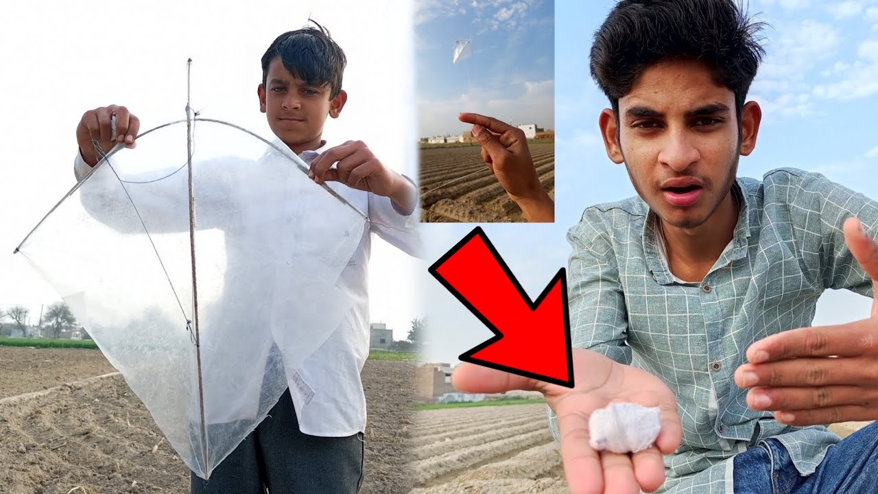 Mini k mini kite flying testing with full pin and thread New experiment 