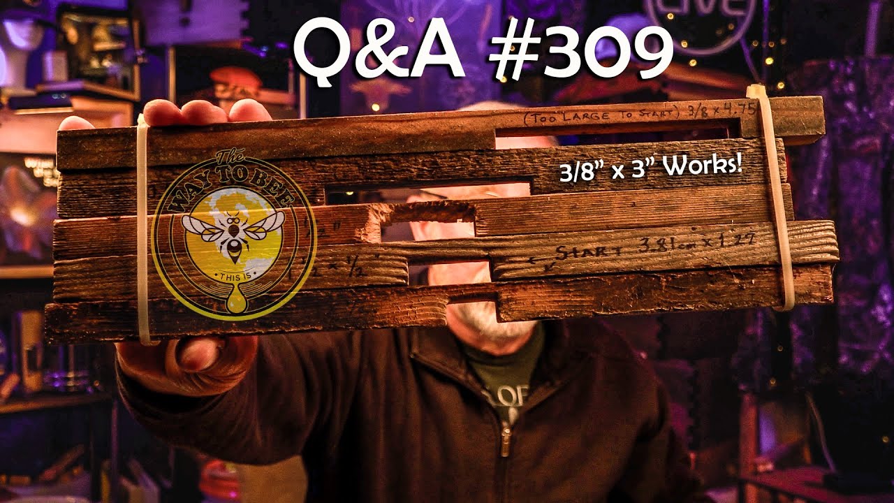 Beekeeping Q&A 309 June 6th 2025 what entrance changes should be made for summer, and more.