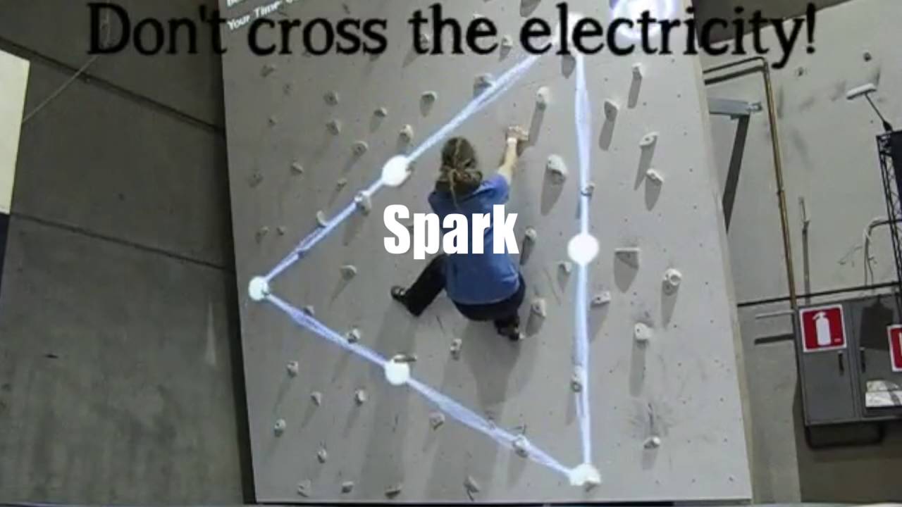 Augmented Climbing Wall brings gaming to climbing