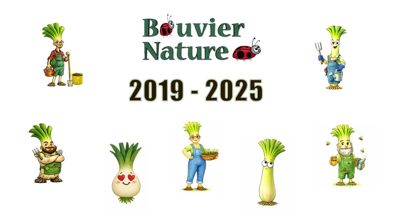 Evolution jardin potager BouvierNature 2019-2025