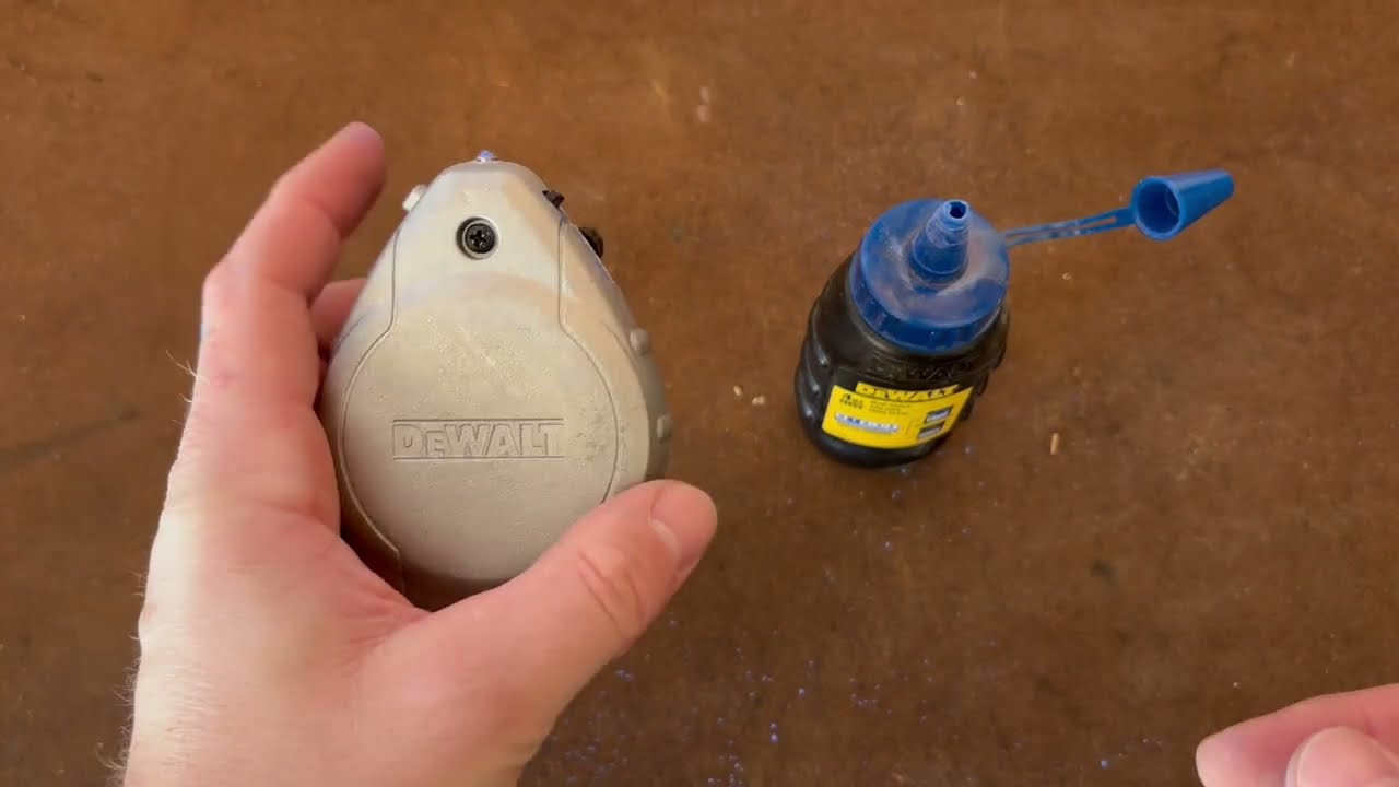 Как пополнить запас мела в вашей меловой линии Dewalt