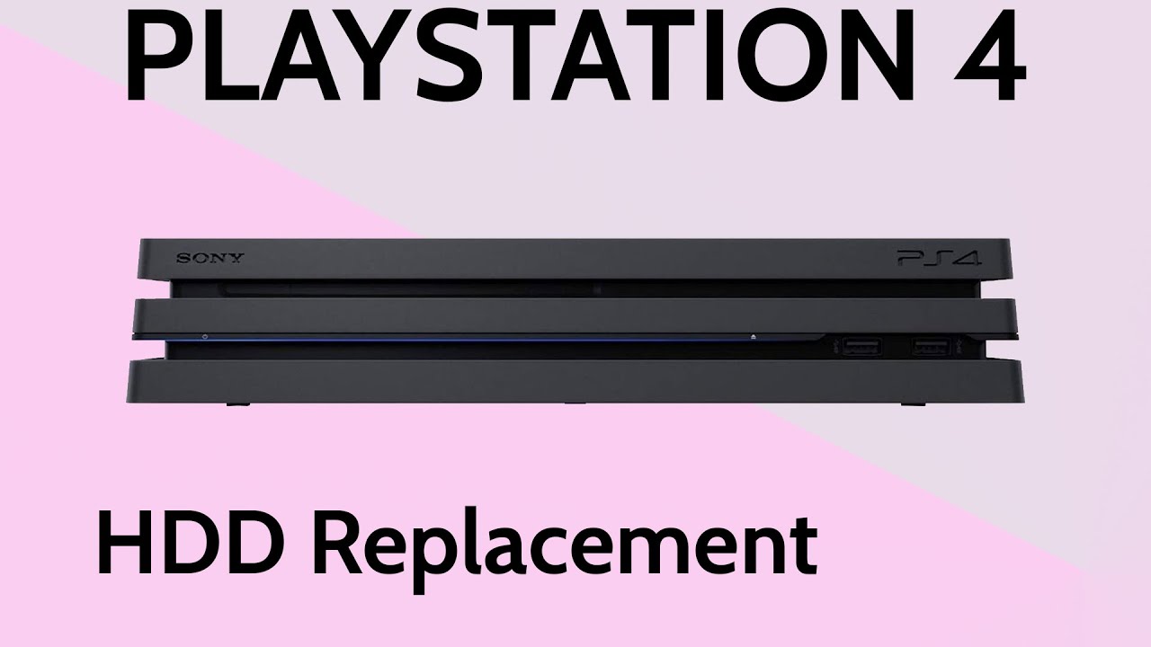 Playstation 4 PS4 HDD Replacement | Repair Tutorial