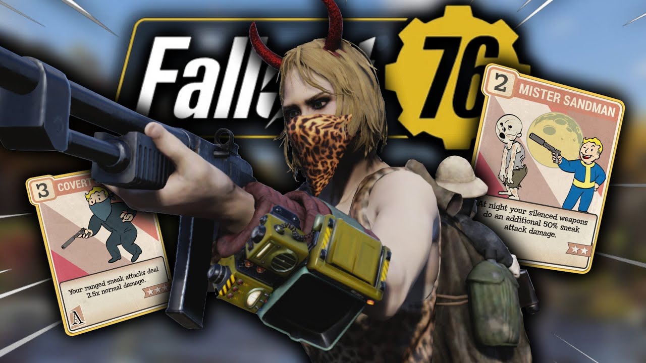 Fallout 76 - How To Get The 3.90x Ranged Sneak Damage Multiplier - [Max Sneak Damage]