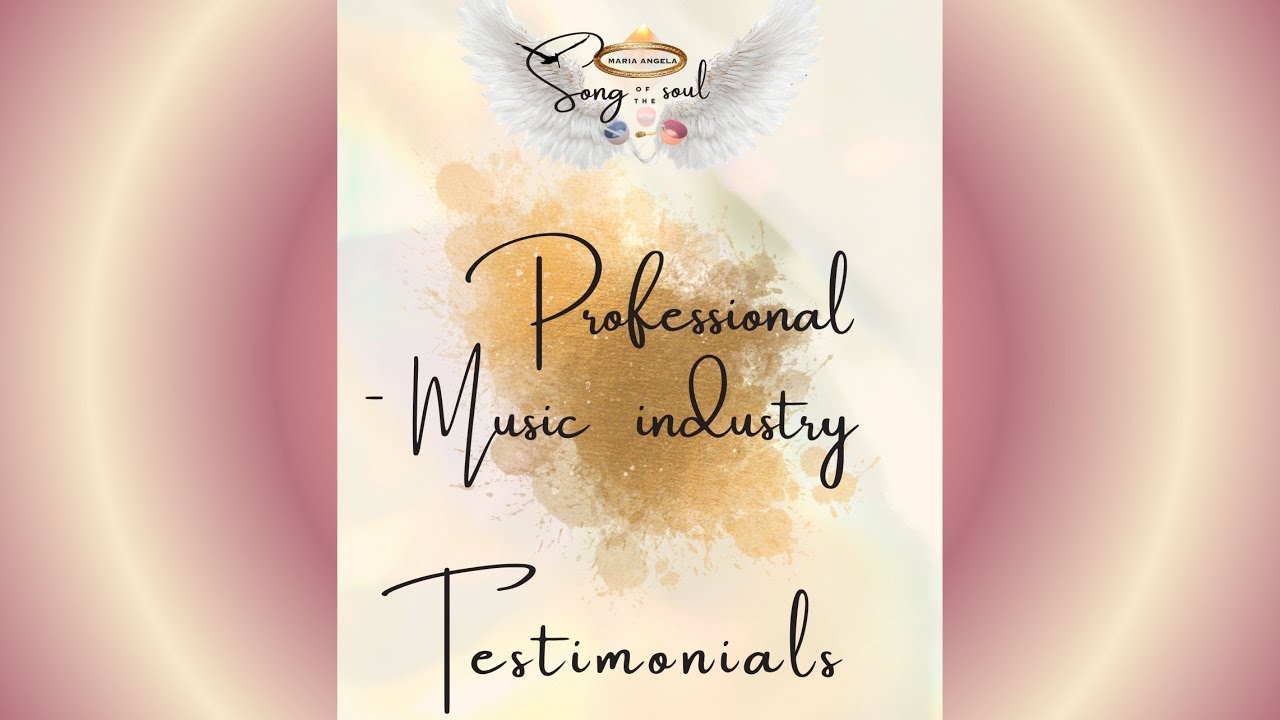 MUSIC INDUSTRY TESTIMONIALS WORKING WITH PROFESSIONAL SINGER MARIA ANGELA DI CARA 