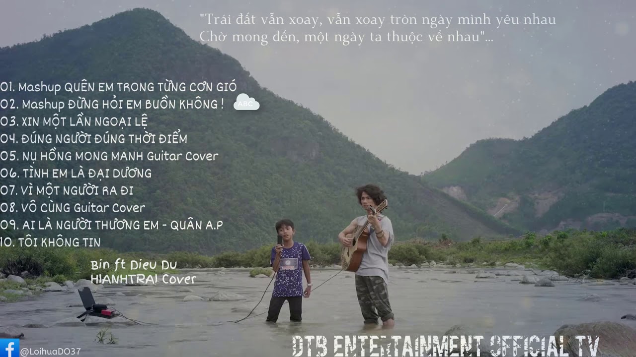 Tổng hợp 10 ca kh&uacute;c cover guiter hay nhất của Bin v&agrave; Di&ecirc;u Du || #hianhtrai