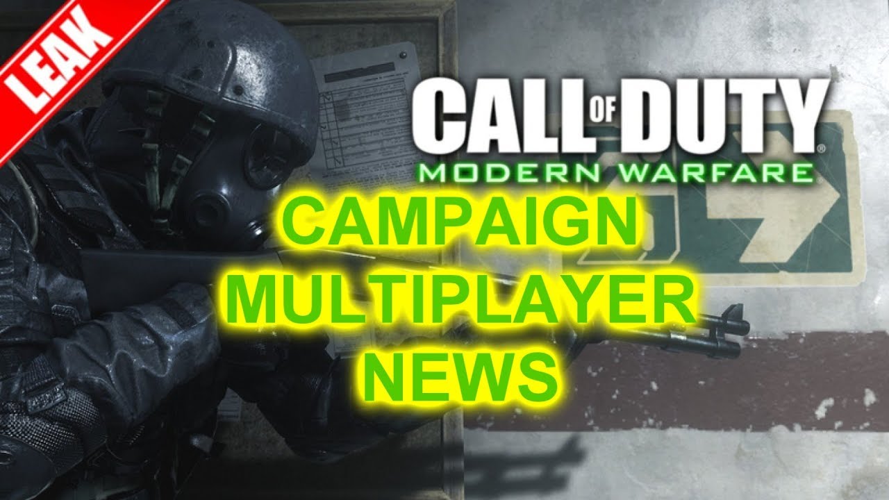 Modern Warfare 2019 CAMPAIGN levels/MULTIPLAYER info