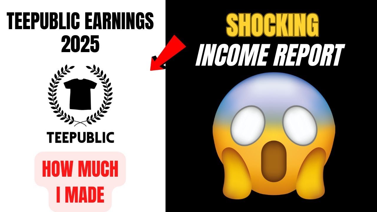 How much I made on Teepublic in January