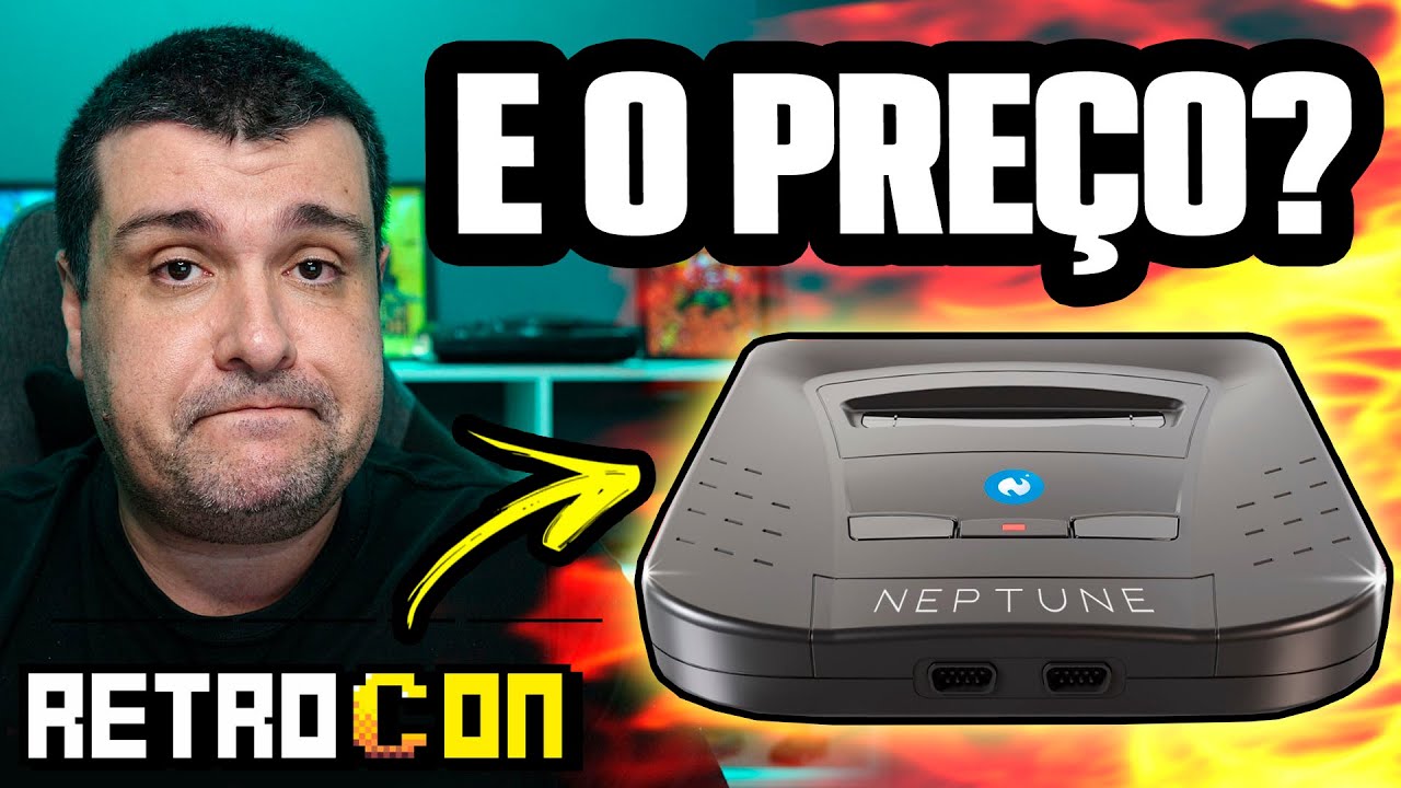 TECTOY VACILOU e a GAMESCARE FEZ! VERDADES do NOVO MEGA DRIVE COM 32X na RETROCON: GF1 NEPTUNE!