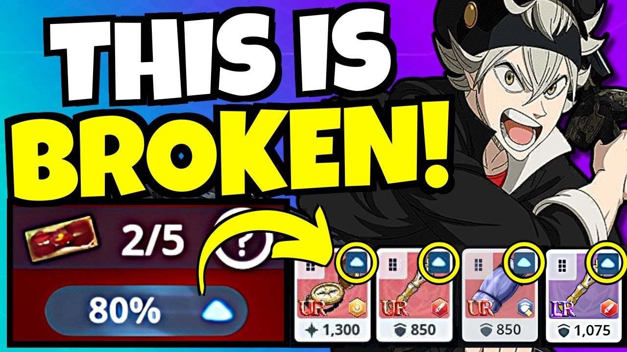 How To ABUSE The GEAR PITY System For FREE UR GEAR!!! [Black Clover Mobile]