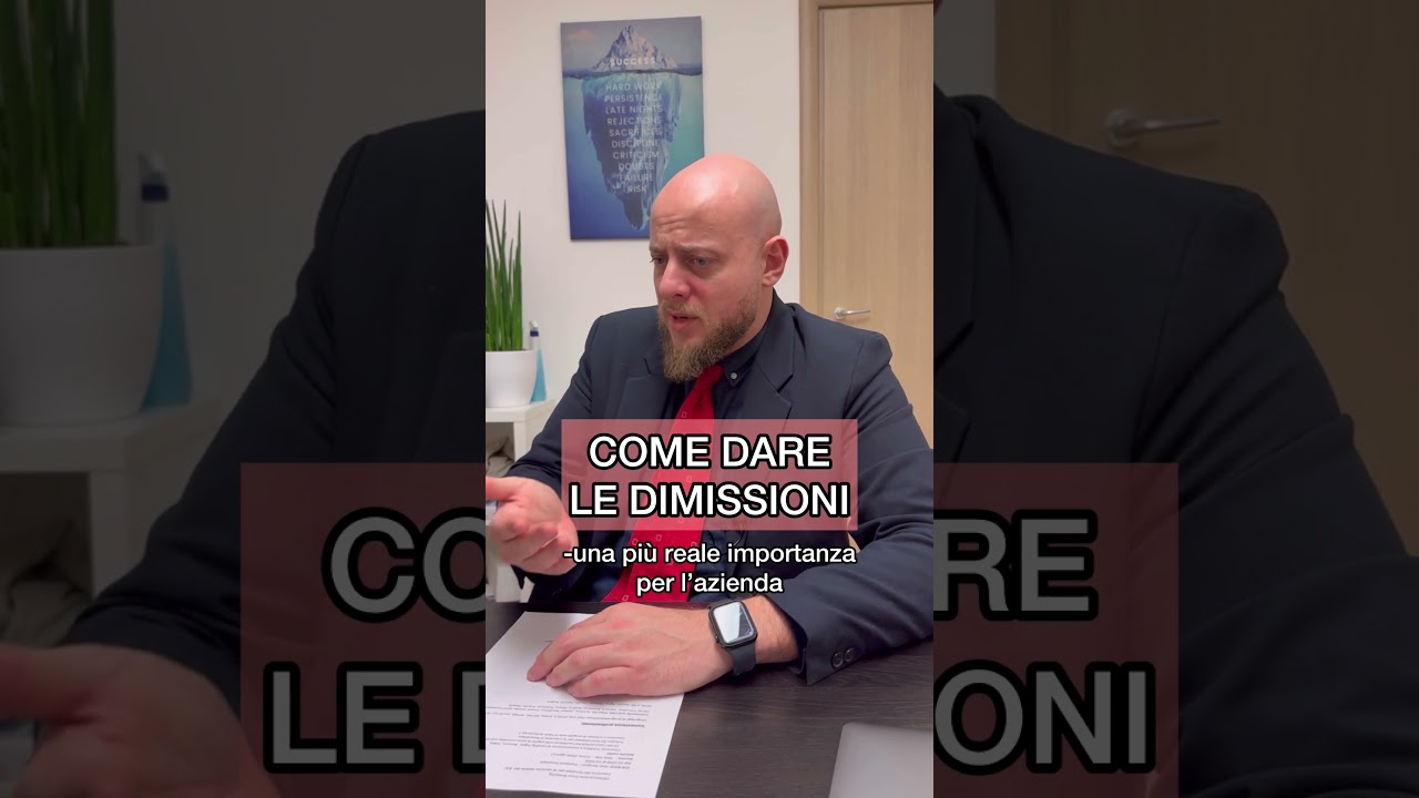 Come dare le dimissioni