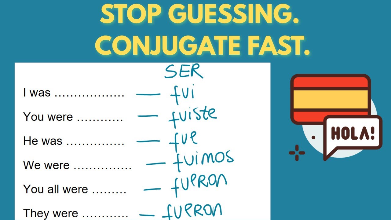 SER y ESTAR - Master SPANISH Verb Conjugation in Just 10 Minutes a Day