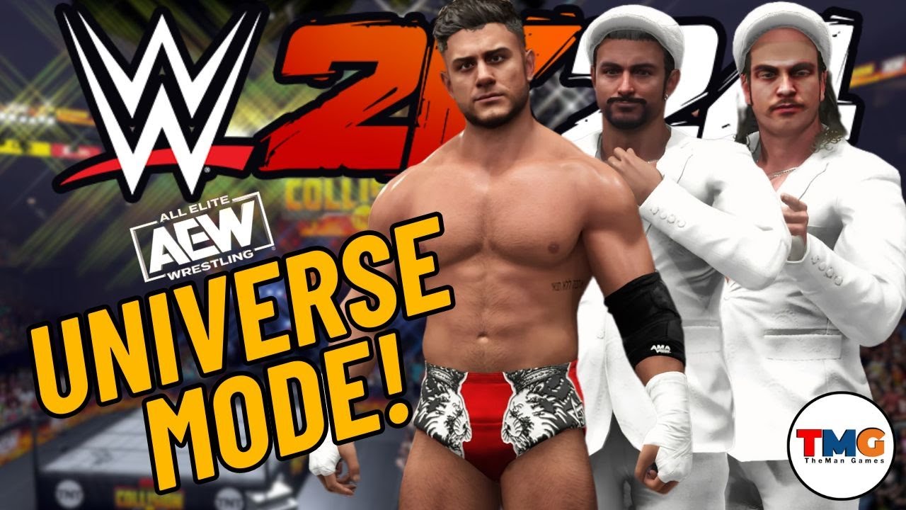 WWE 2K24 : How To Create a AEW Universe Mode
