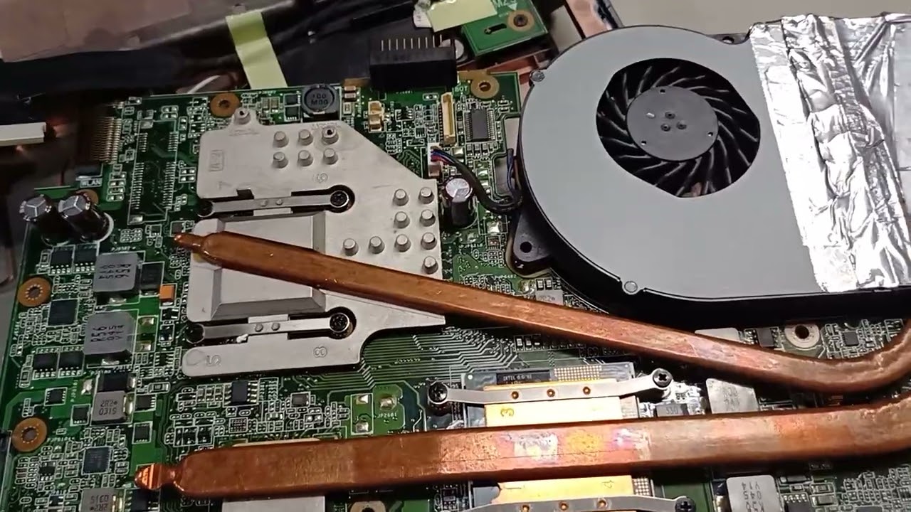 Asus N53JF Замена пасты переустановка Win10