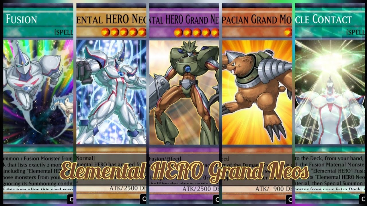 Elemental HERO Grand Neos deck build!! [Yu-Gi-Oh! Duel Links]