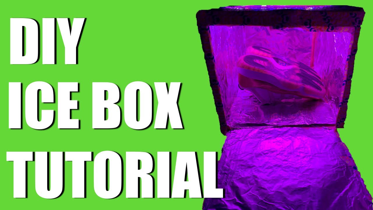 DIY: Sneaker Ice Box Tutorial | Under $100 | Best Indoor Method Setup