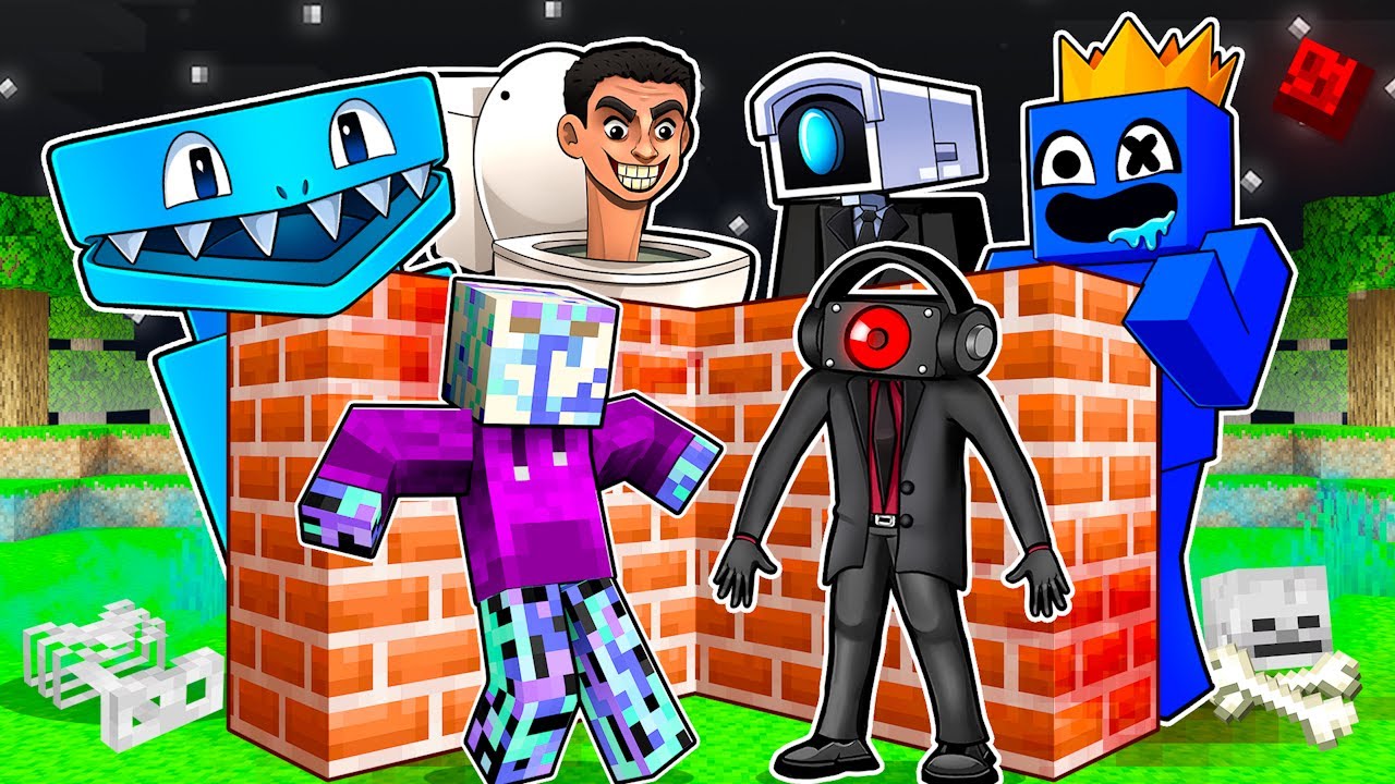 УЖАСЫ. Стройте, чтобы ВЫЖИТЬ вместе с SPEAKER FAMILY в Minecraft!