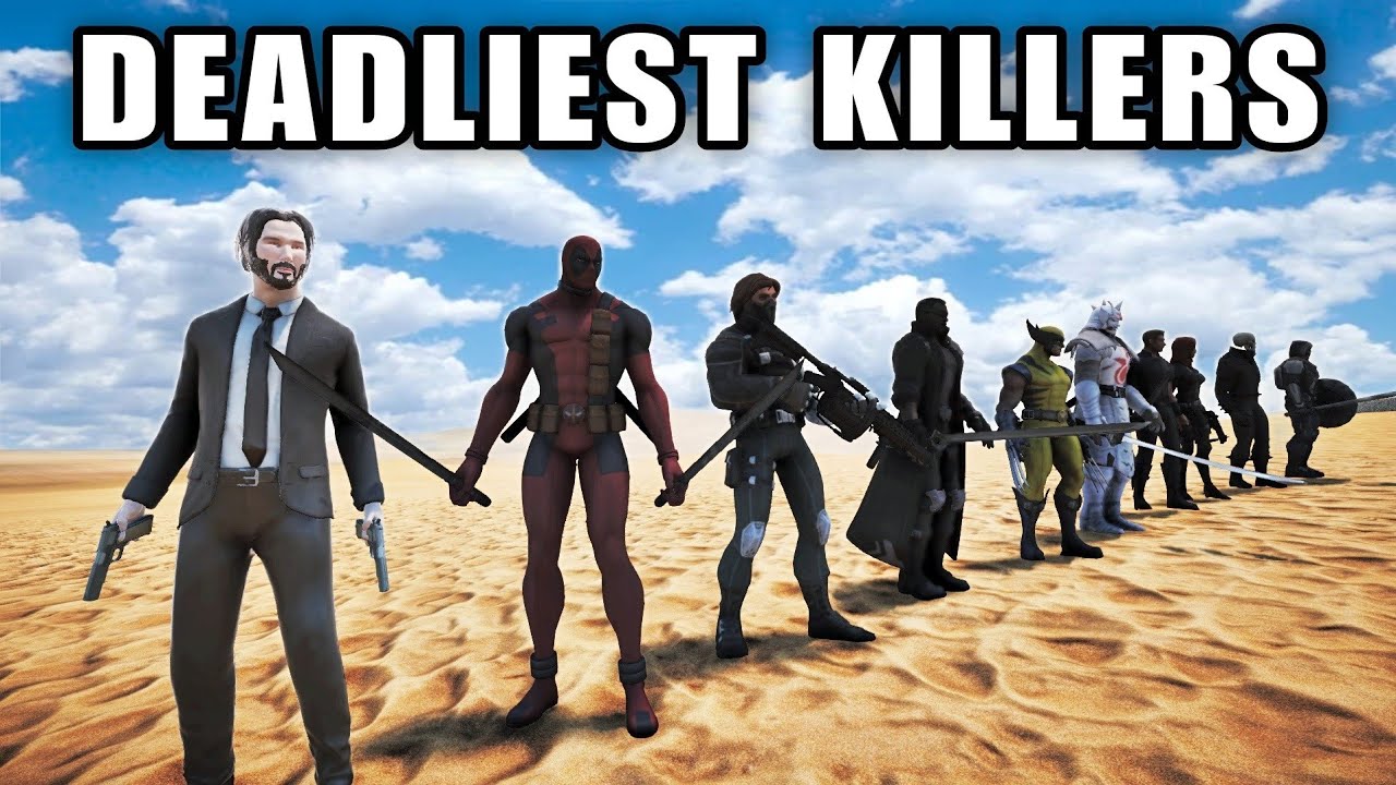 10 BEST KILLERS VS 2 MILLION ALIENS | Ultimate Epic Battle Simulator 2 | UEBS 2