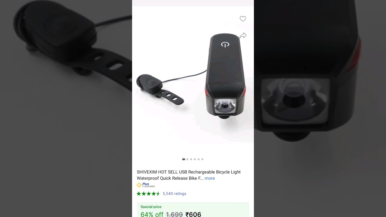 Best bicycle front light under Rs.600 #cycle #shortsvideo #cycle #electriccycle #bicyclelight #viral