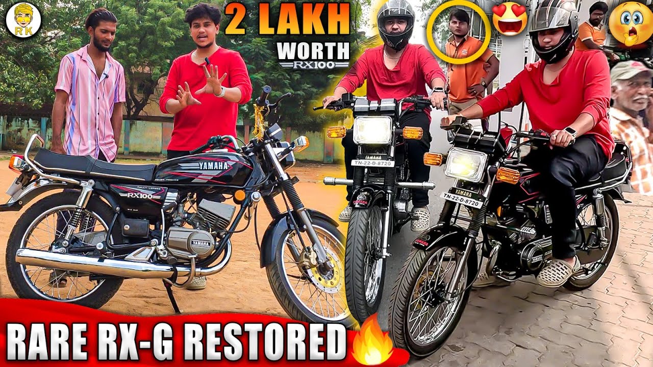 I Ride 2 Lakh🤑 Worth RX-G🔥| Top Speed 140km/h🤯
