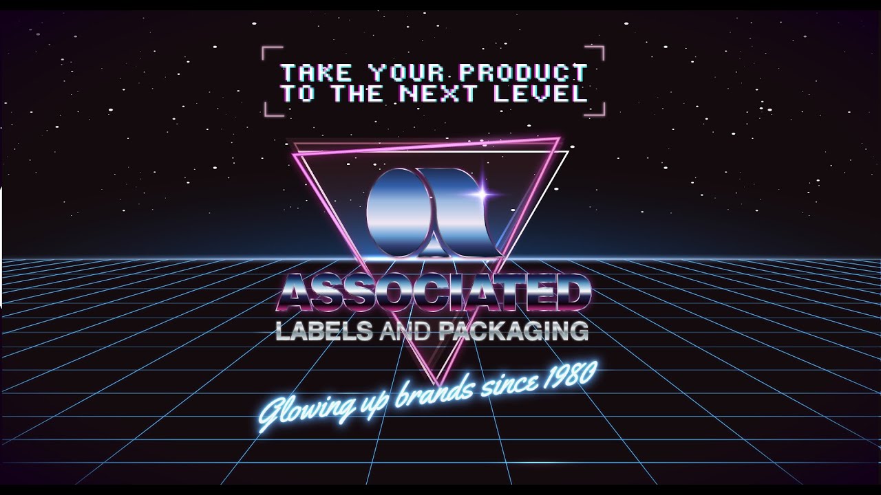 Associated Labels and Packaging re-visits the 80s with a little help from AI