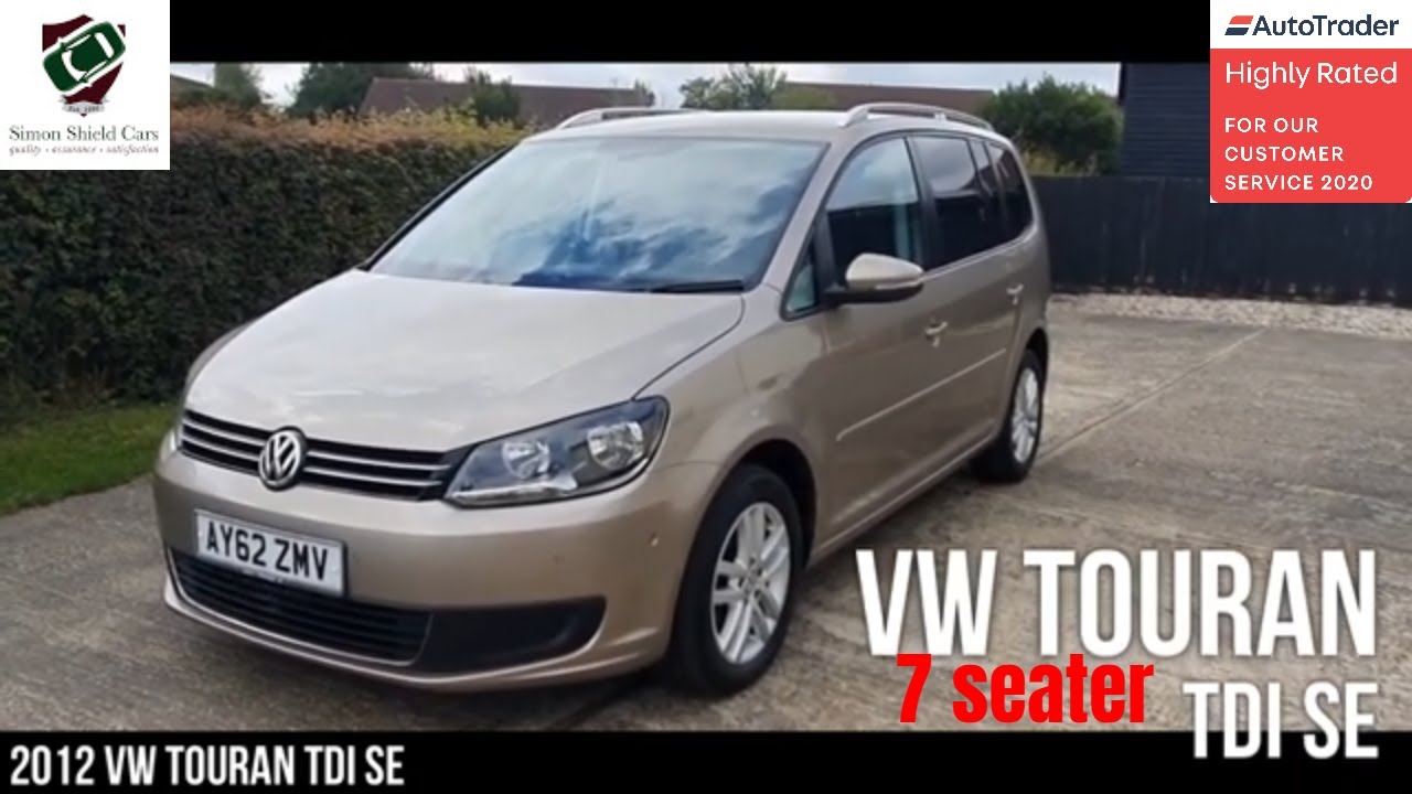 Виртуальный тур по Volkswagen Touran TDI SE 7-местный 2012 года выпуска: Simon Shield Cars