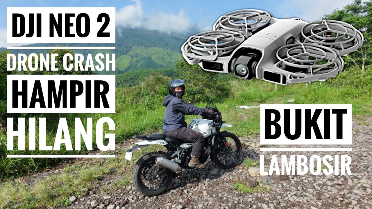 Test Follow Himalayan 450 pake Drone DJI Neo 2 di Bukit Lambosir