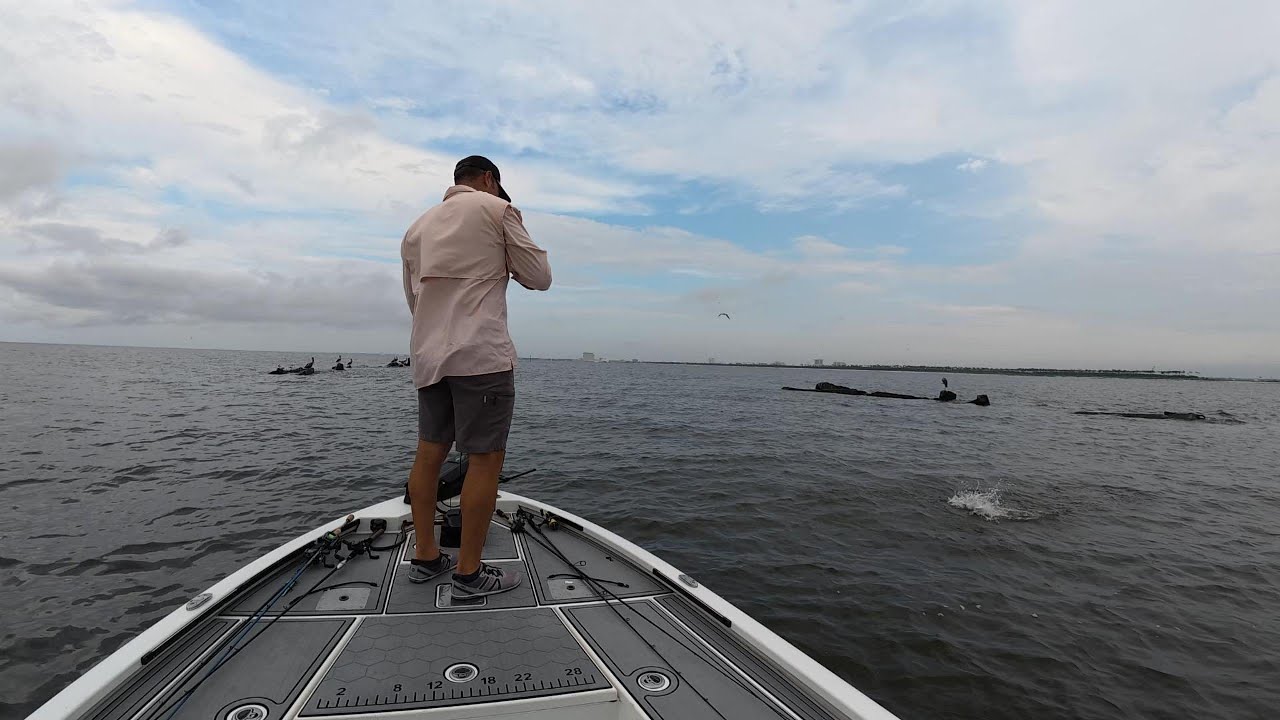 Junk fishing for trout on Mississippi inshore reefs