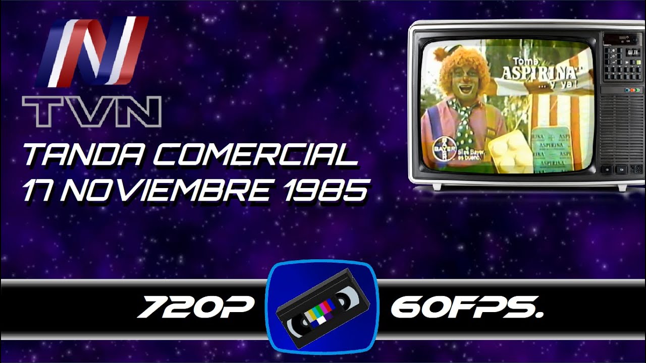 Tanda Comercial TVN - 17 Noviembre 1985