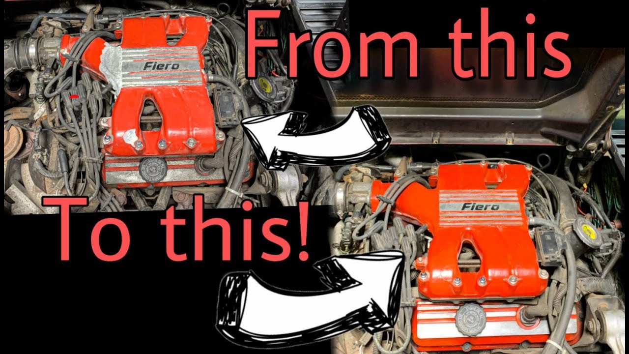 How to Make Your Fiero Engine Bay Look 100x Better For $6