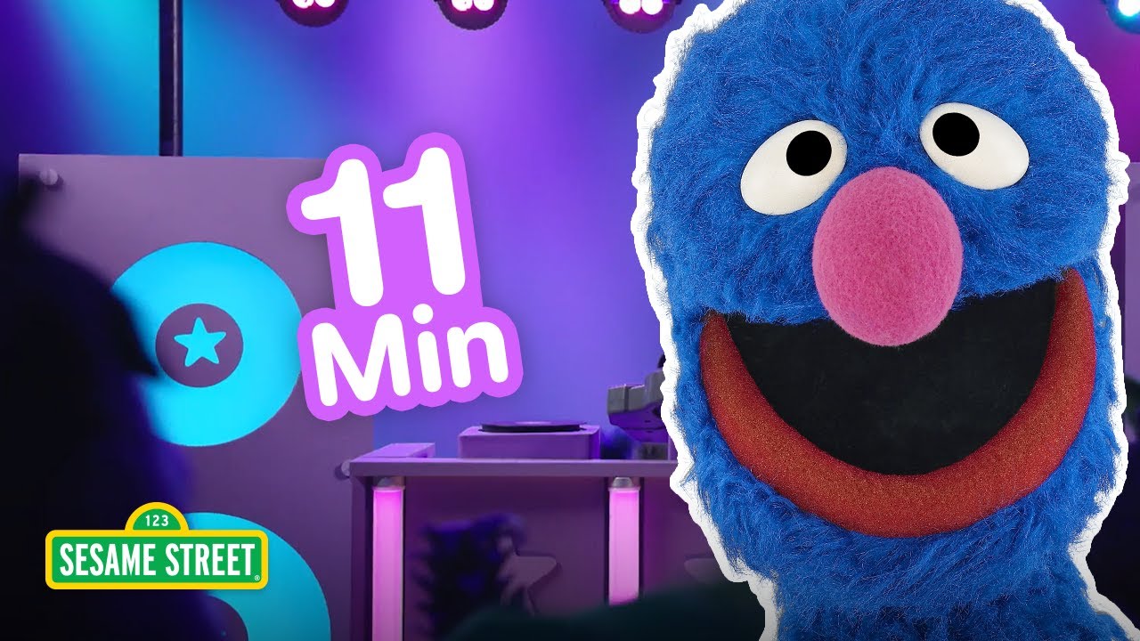 DJ Grover's Dance Party! 🪩🕺🎵 | Freeze Dance, Happy and You Know It, & More Songs! | Sesame Street