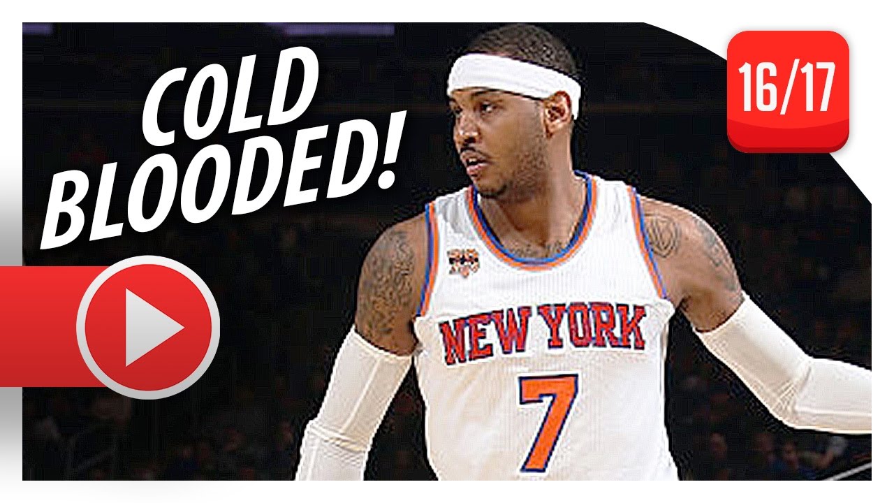 Carmelo Anthony Full Highlights vs Hornets (2016.11.25) - 35 Pts, 14 Reb, Cold Blooded!