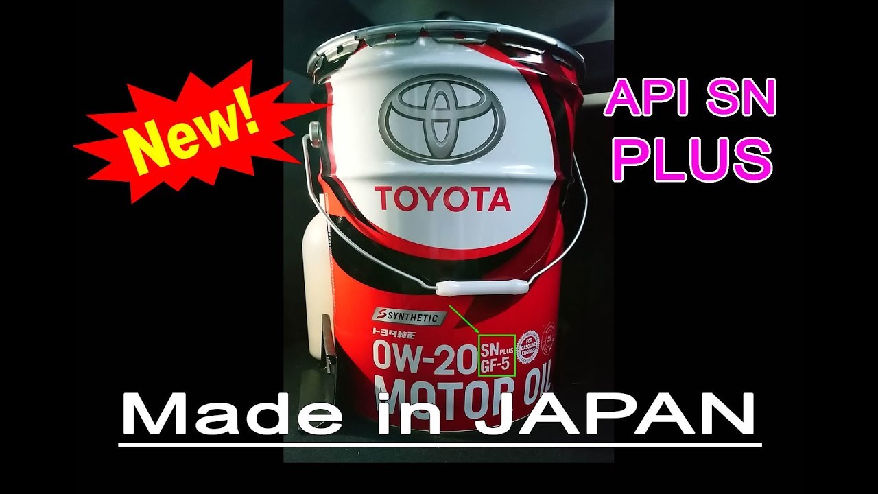 НОВОЕ МАСЛО Toyota Motor Oil 0W-20 API SN Plus - лаб. анализ и обзор!