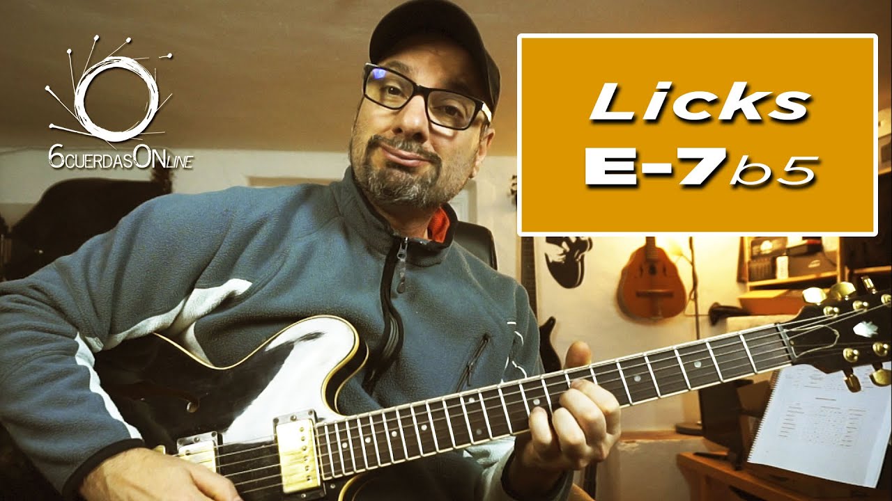 LICKS PARA USAR SOBRE ACORDES (-7b5) semidisminuidos
