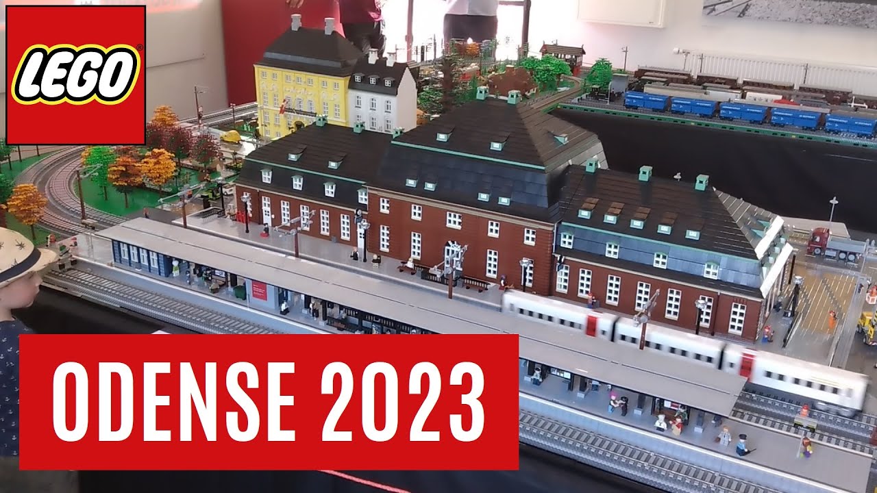 LEGO - TOGKLODSEN - Modeljernbanetræf juni 2023 - Danmarks Jernbanemuseum i Odense