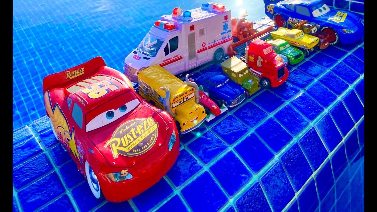 Обзор игрушек Disney Pixar Cars | Молния Маккуин, Финн Макмиссл, Мак, Док Хадсон, Круз Рамирес