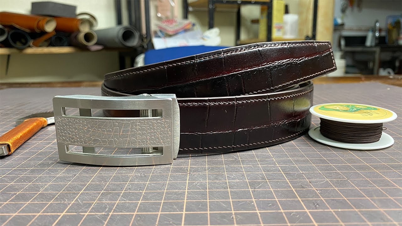 How to Make a Luxurious Handmade Leather Belt for Gentlemen