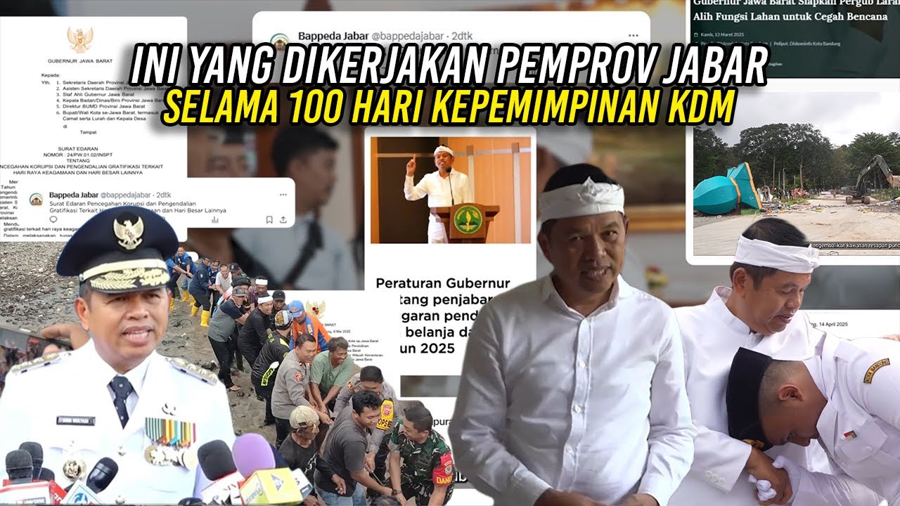INI YANG DIKERJAKAN PEMPROV JABAR SELAMA 100 HARI KEPEMIMPINAN KDM