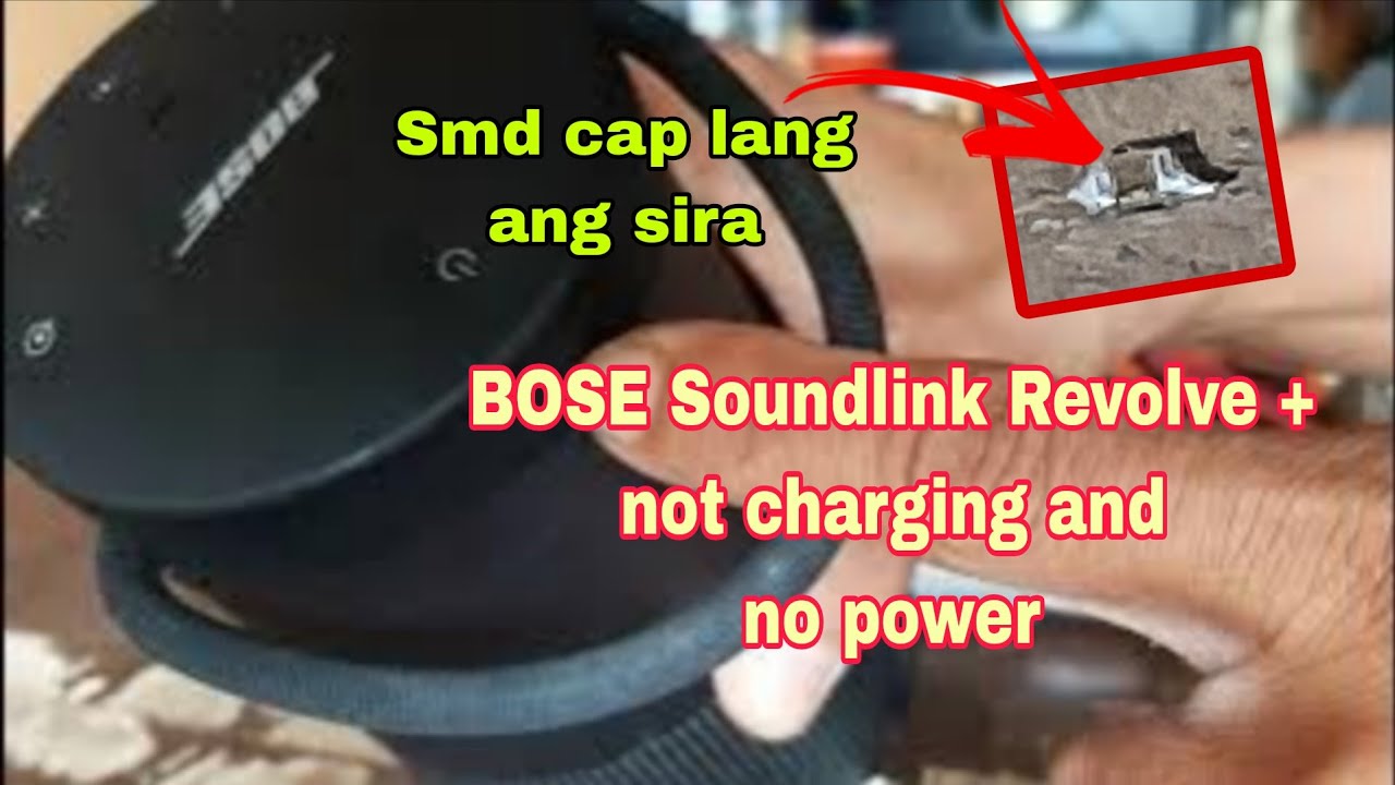 BOSE Soundlink Revolve Plus not charging and no power problem
