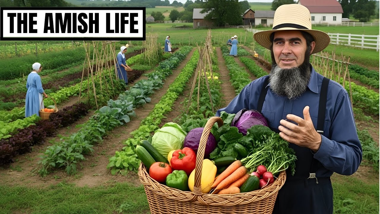 How AMISH Grow 50 DIFFERENT Vegetables in JUST 1-Acre Garden | The Amish Life