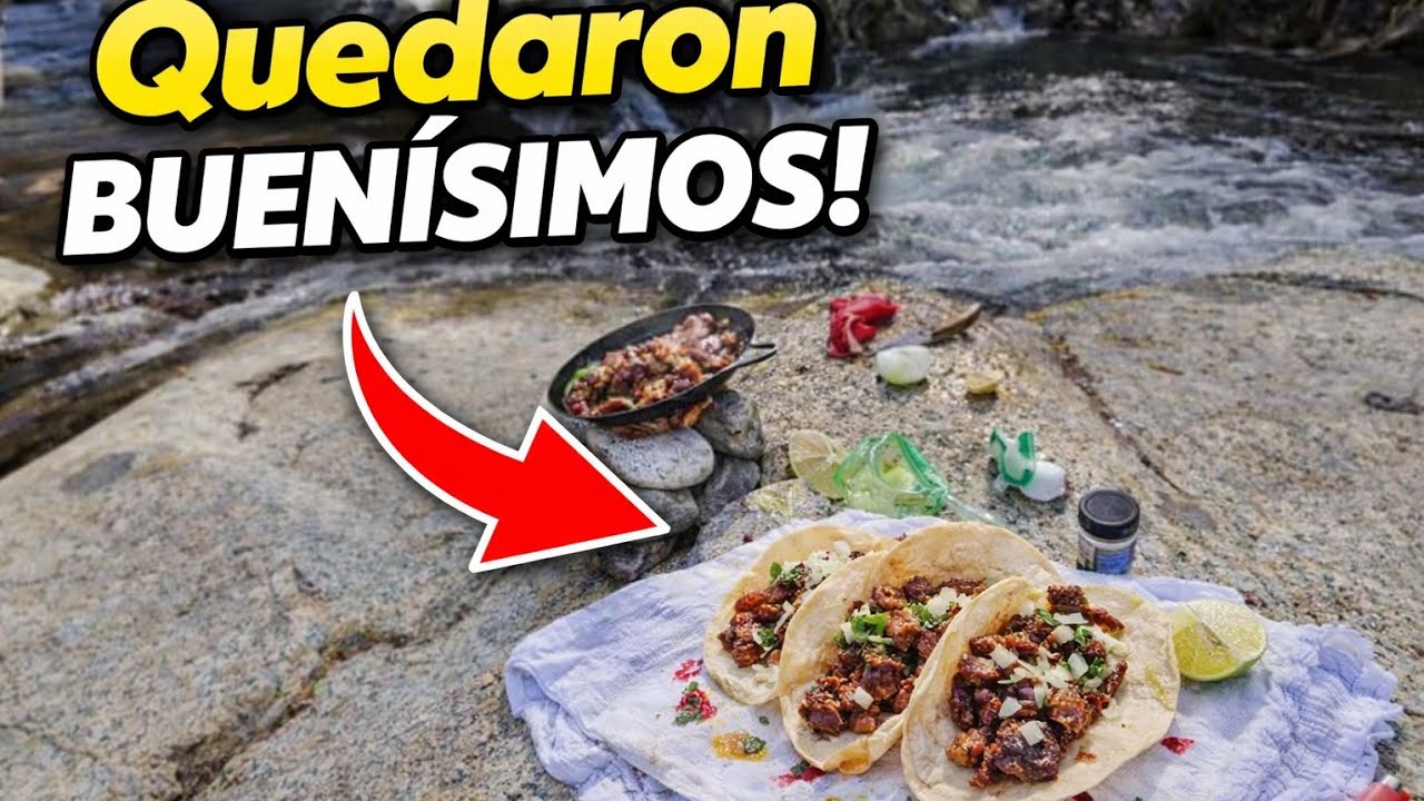 Tacos de Frijoles Recalentados con Carne Asada  Quedaron Buenisimos!
